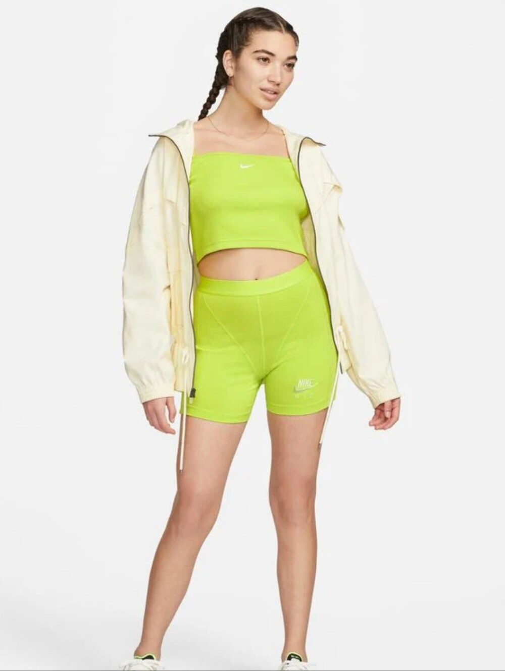 Nike Air Womans Ribbed Biker Short